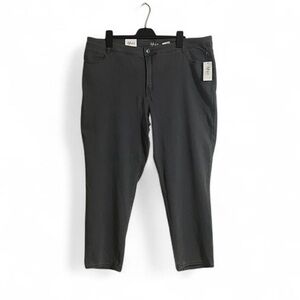 $2/30 Style&Co Gray Jeans Sz 24W High Rise Tummy Control Stretchy Closet Staple